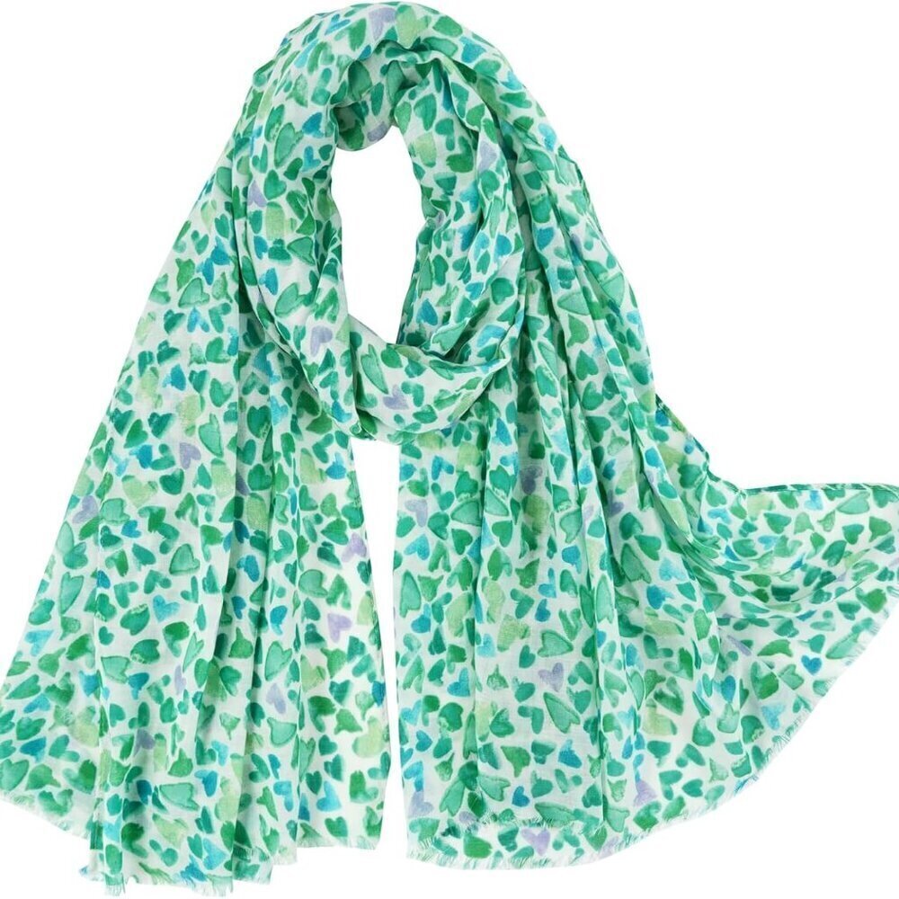 Lightweight Cotton Polyester Scarf for Women Stylish Shawl Wraps Spring Fashion